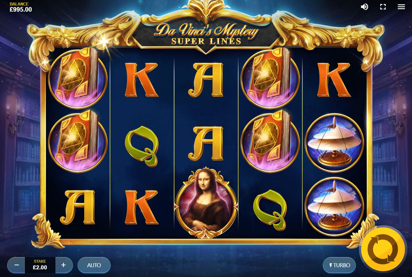 Игровые автоматы «Da Vinci’s Mystery Super Lines» в казино Pokerdom